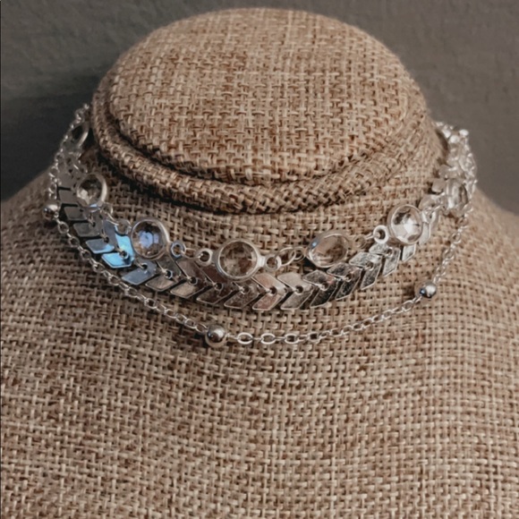 Silver Stack Anklets Set - Picture 3 of 4
